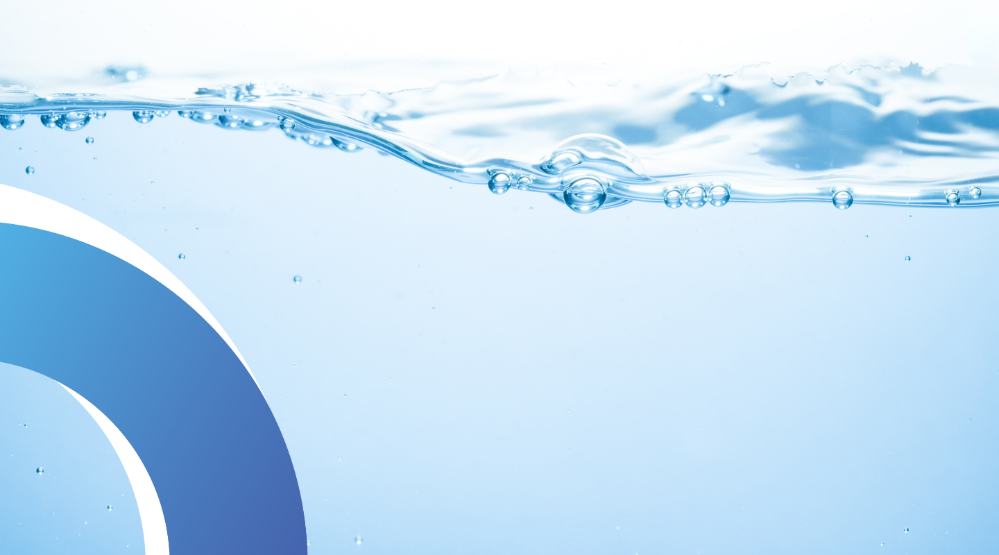 Water line flowing with Iskraemeco elements.