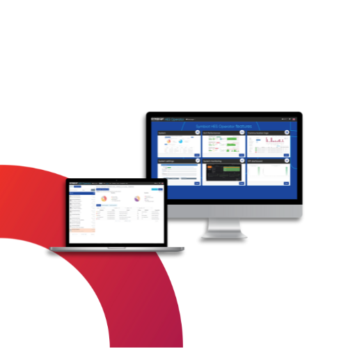 Symbiot software suite screen with HES application.