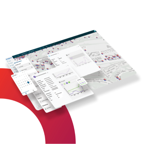 Screen snip of Symbiot Twinner, a digital twin of the electricity grid.