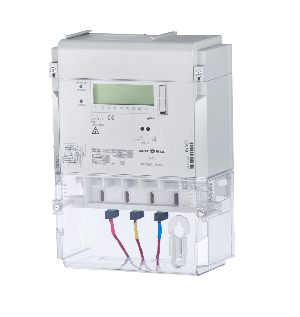 Intelligent energy meter IE.7 with External Rogowski Coils.