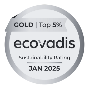 Golden Medal for EcoVadis sustainability rating 2025